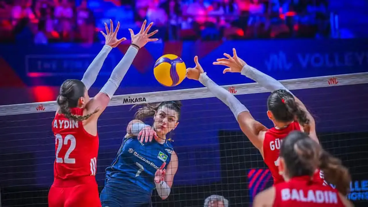 Imagem da notícia De virada, Brasil perde para a Tuquia e fica com prata na Liga das Nações Feminina