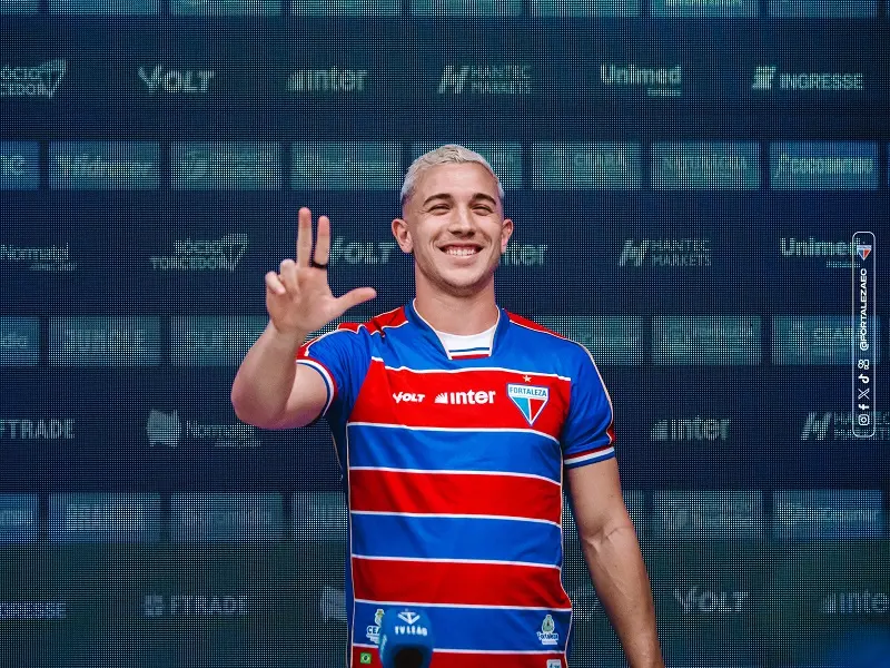 Imagem da notícia Apresentado pelo Fortaleza, Nathan Fogaça mira acesso à Série B e fala sobre concorrência