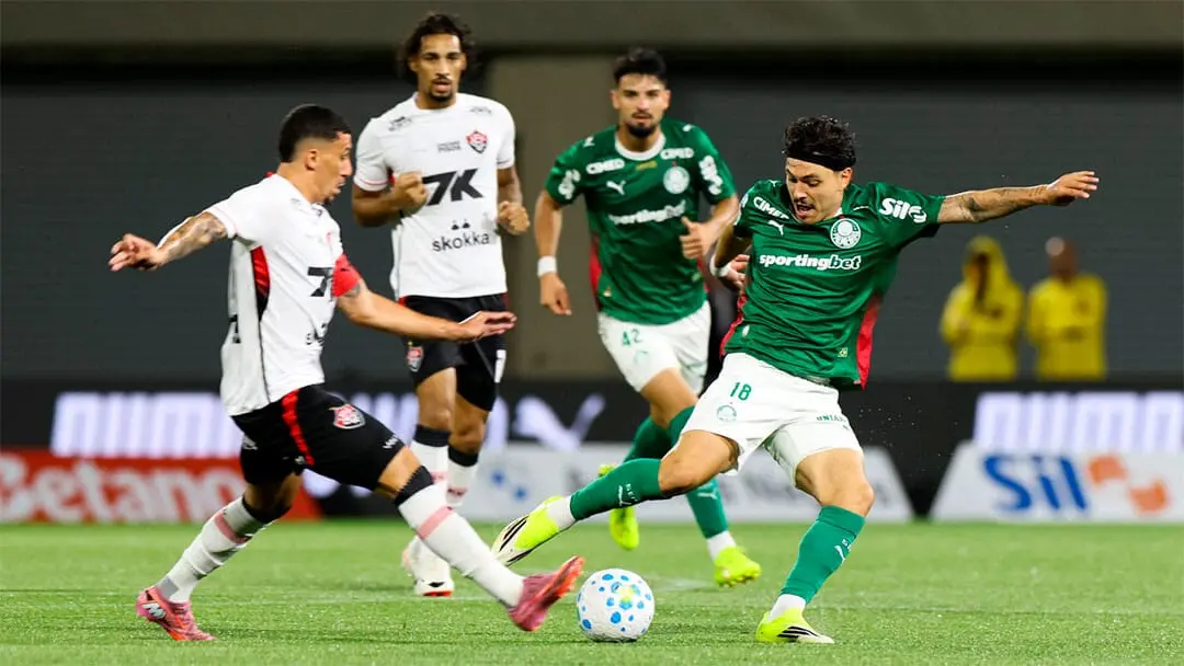 Imagem da notícia Vitória x Palmeiras na Série A: onde assistir, horário, palpites e prováveis escalações 