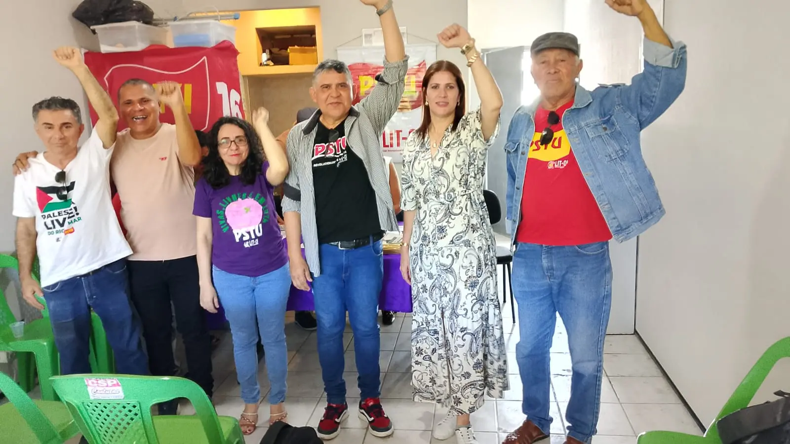 Imagem da notícia Convenção do PSTU confirma Zé Batista candidato ao Governo e Reginaldo Ferreira para o Senado