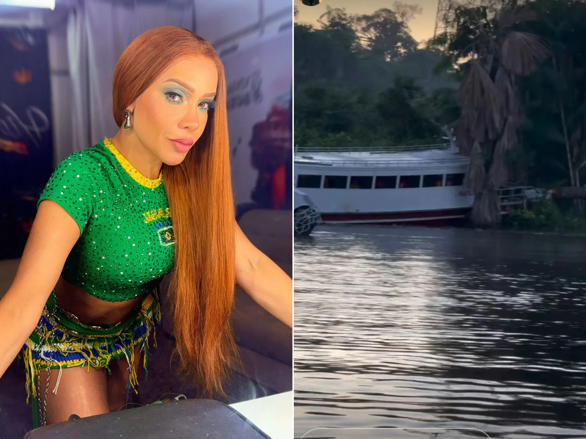 Imagem da notícia Cantora Viviane Batidão sofre acidente de lancha; veja estado de saúde