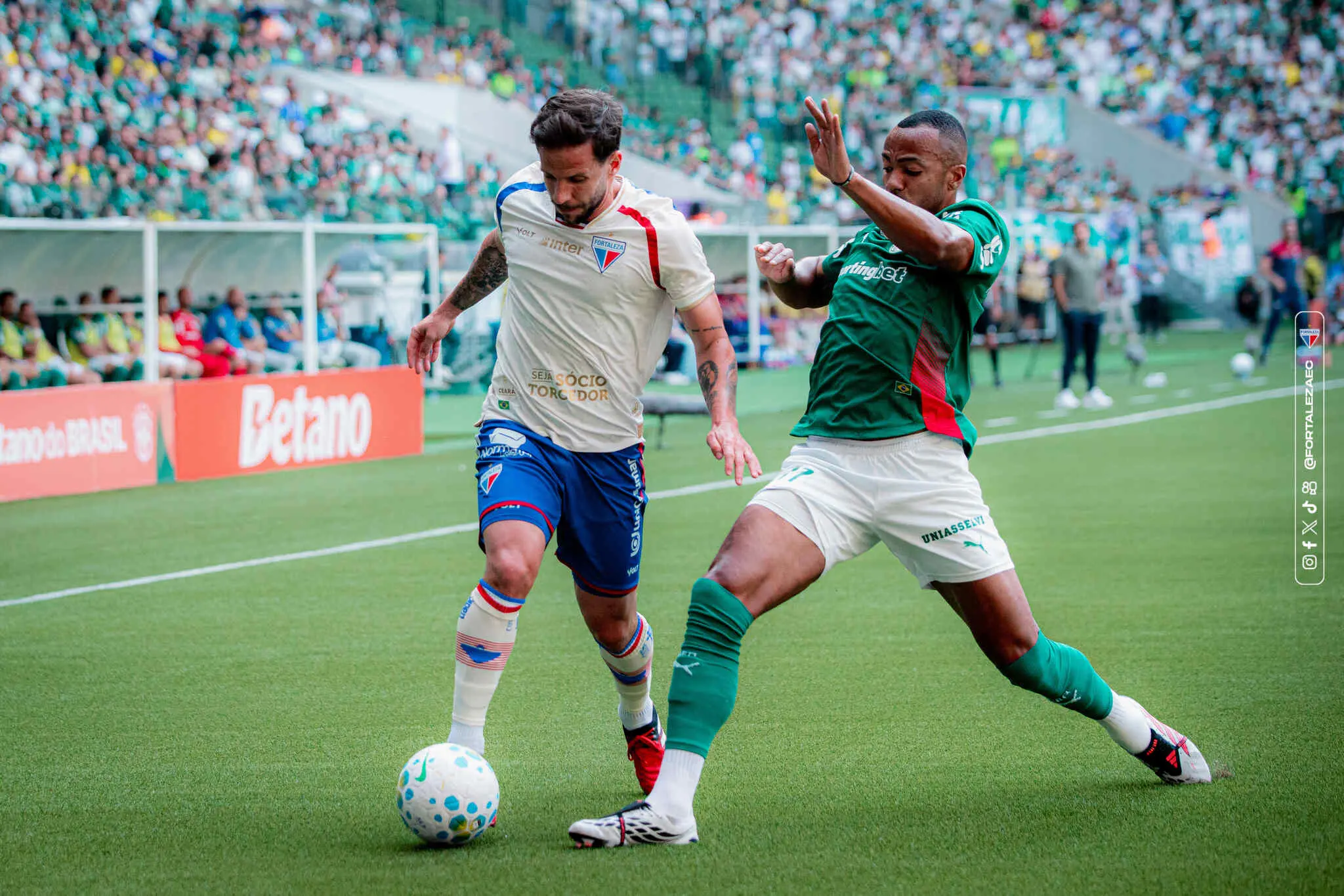 Imagem da notícia Fortaleza x Palmeiras na Série B: veja horário, onde assistir, palpites e prováveis escalações