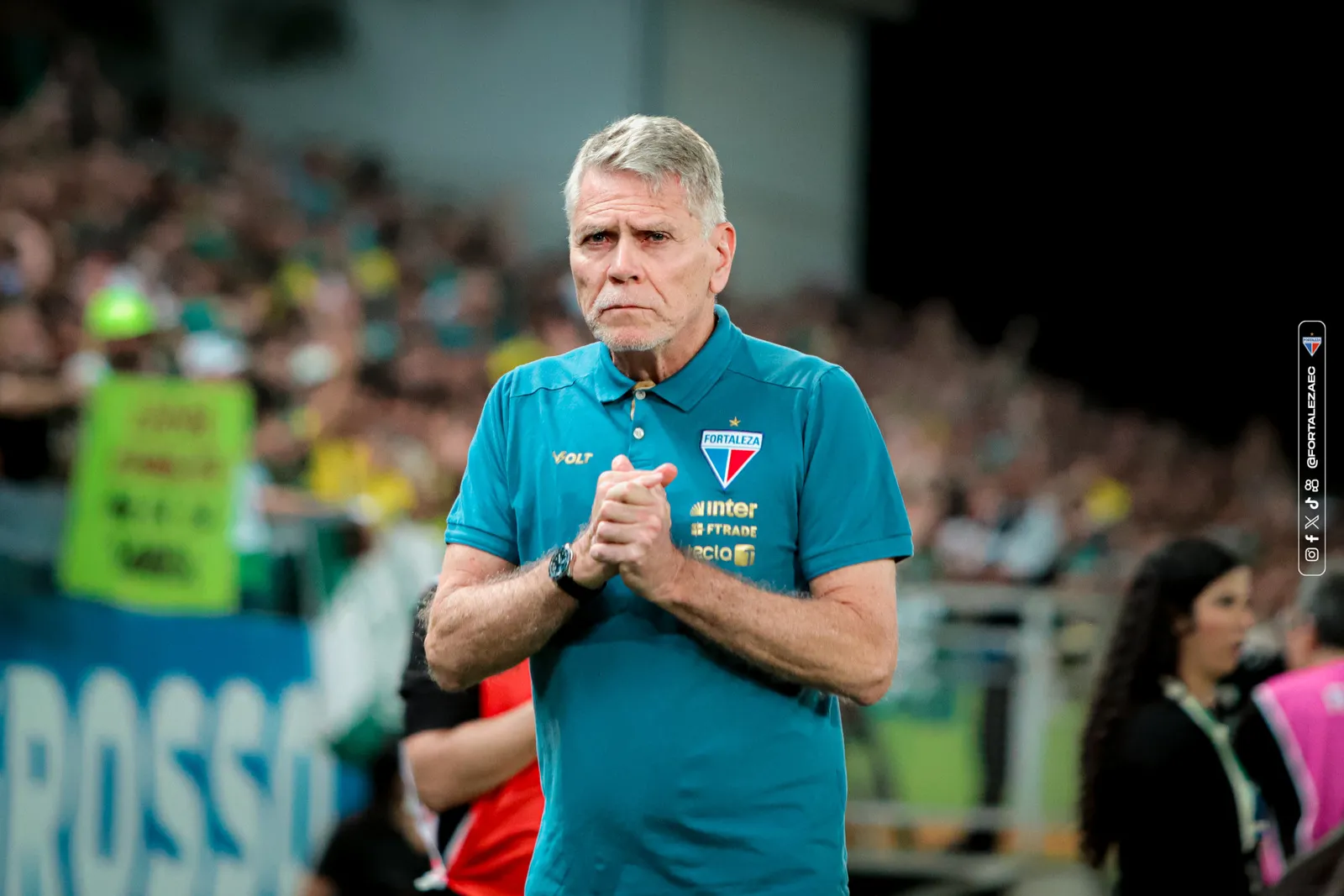 Paulo Autuori comandou o Fortaleza nos dois jogos contra o Palmeiras