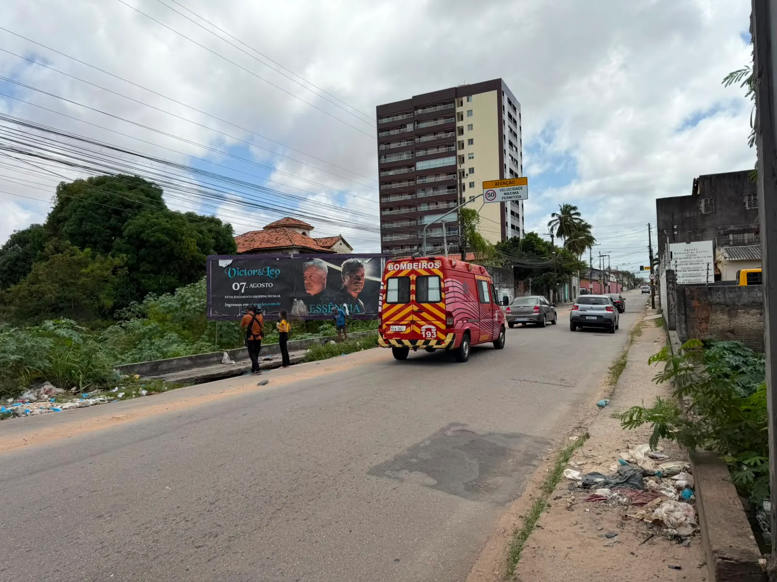 A ocorrência foi atendida, também, pelo Corpo de Bombeiros do Ceará (CBMCE).
