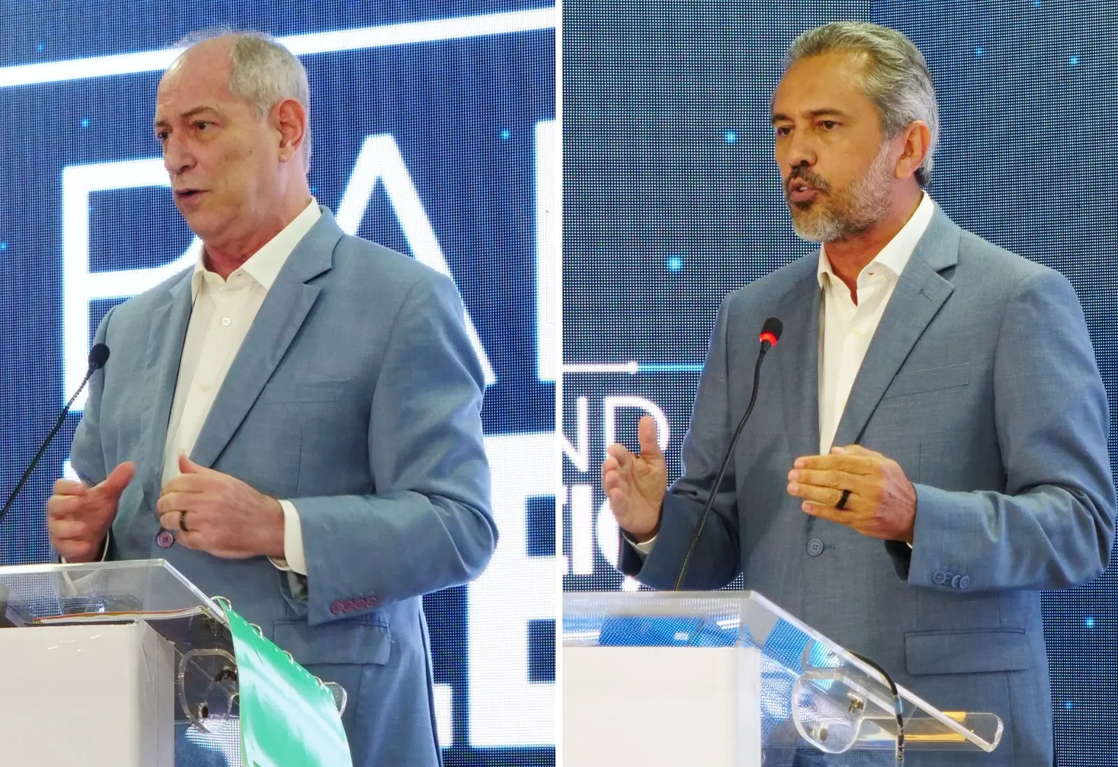 Imagem da notícia Primeiro debate entre Ciro e Elmano tem segurança como tema dominante