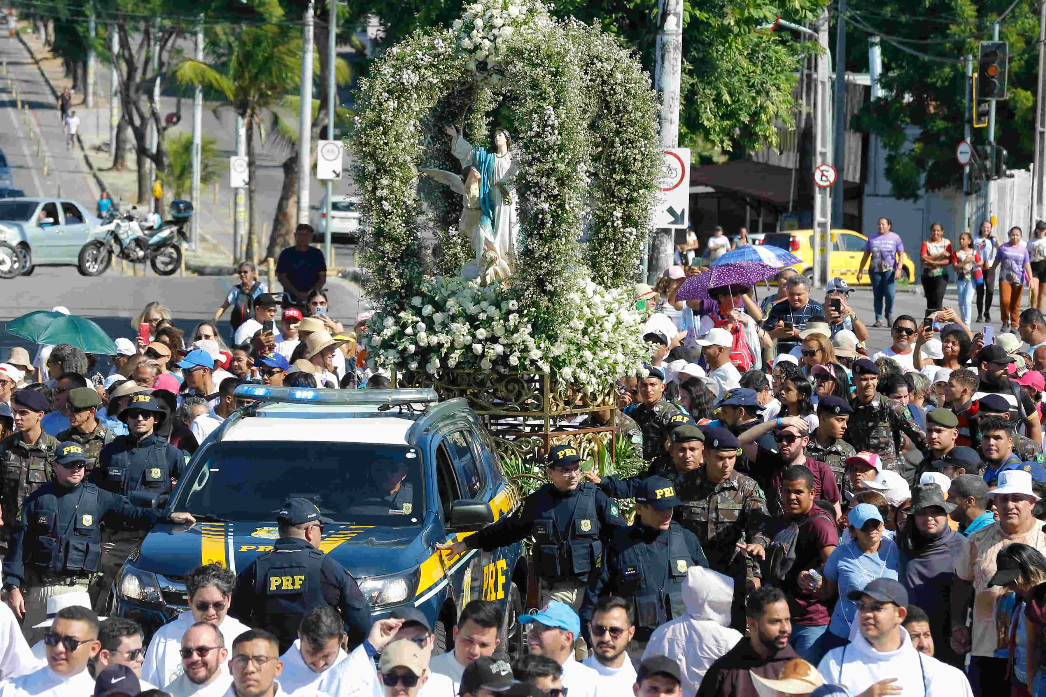 Imagem da notícia Caminhada com Maria 2026: veja percurso, alterações no trânsito e na frota de ônibus