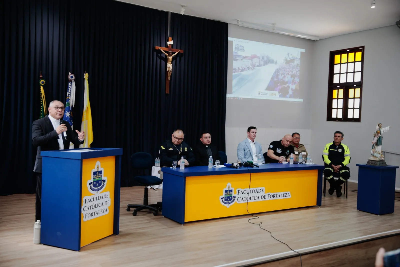 Forças de segurança explicaram como cada órgão irá atuar na Caminhada com Maria.