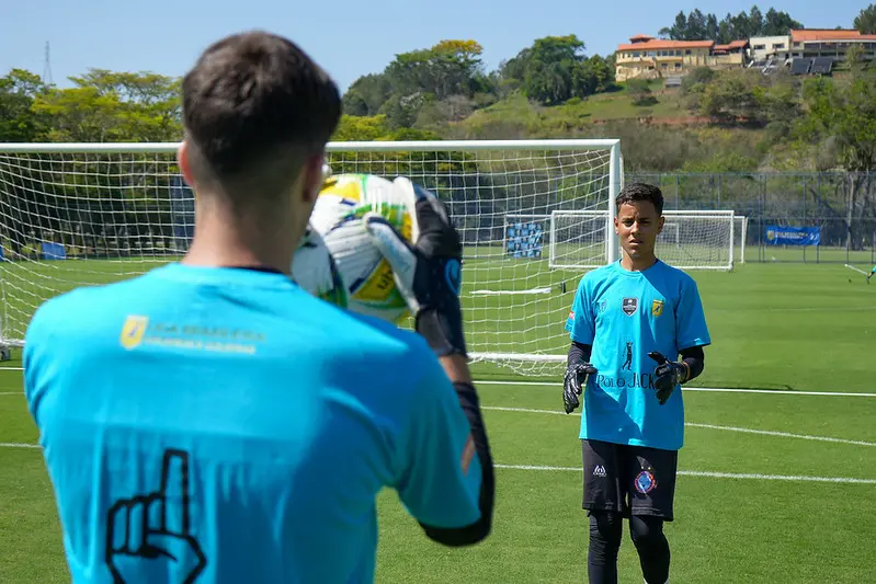 Imagem da notícia Liga Brasileira de Goleiros promove desafio na Cidade Vozão, em Itaitinga
