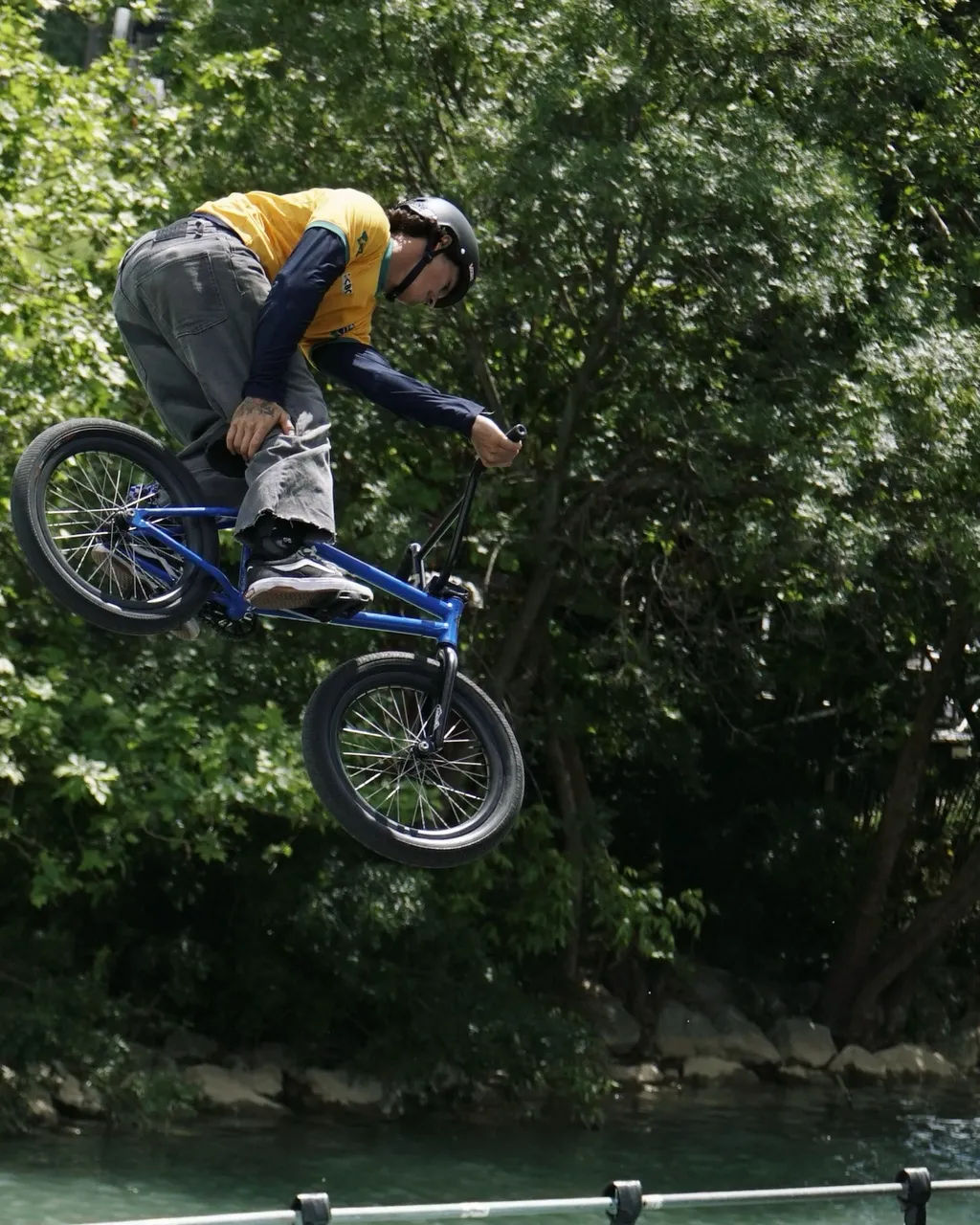 Felipe Manerim em prova de Montpellier, na France