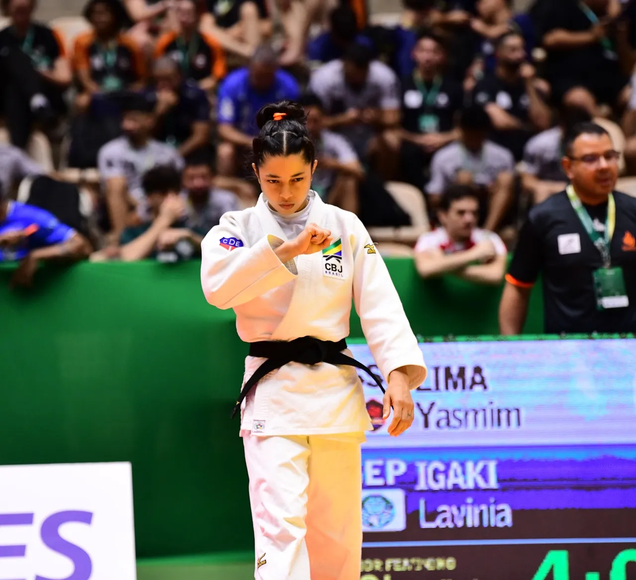 Yasmim Lima é Integrante da Seleção Brasileira de Judô na categoria peso meio-leve, até 52 kg