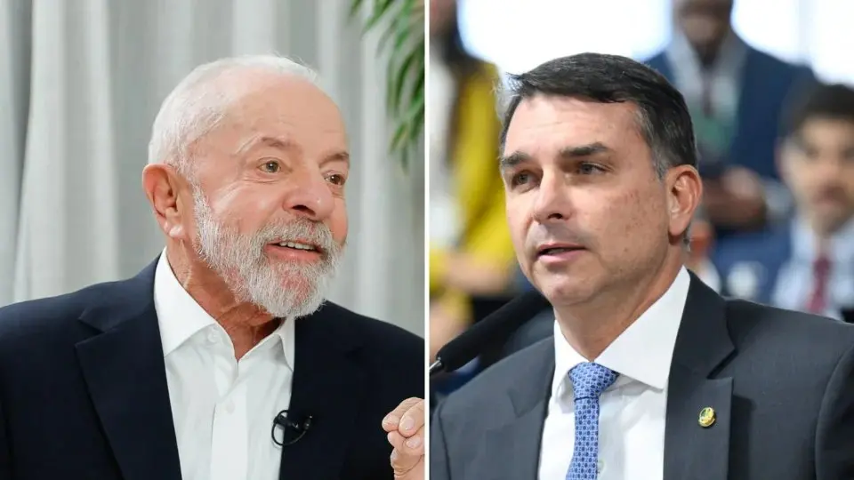 Imagem da notícia Pesquisa Quaest: Lula tem 38% de intenção de voto no 1º turno e Flávio Bolsonaro, 31%