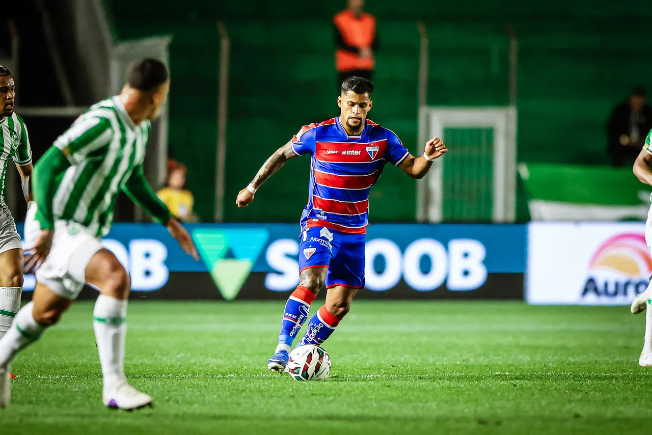 O Fortaleza fez um jogo equilibrado, criou boas chances, mas ficou no empate