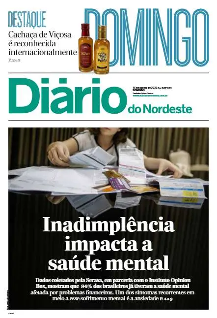 Capa da edição do dia
