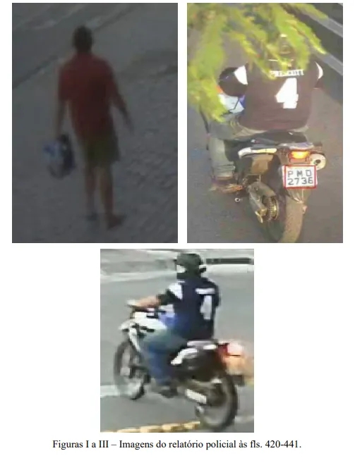 A placa da motocicleta usada na ação criminosa havia sido clonada.