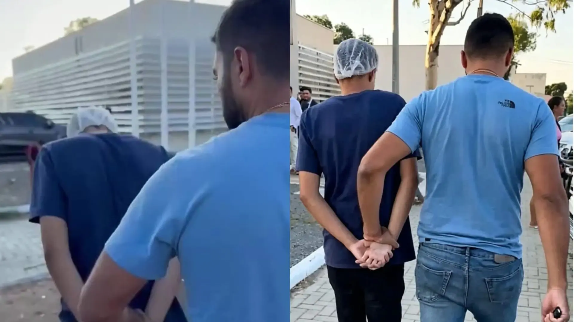 Imagem da notícia Suspeito de matar o próprio pai a tiros é preso enquanto trabalhava em Barbalha