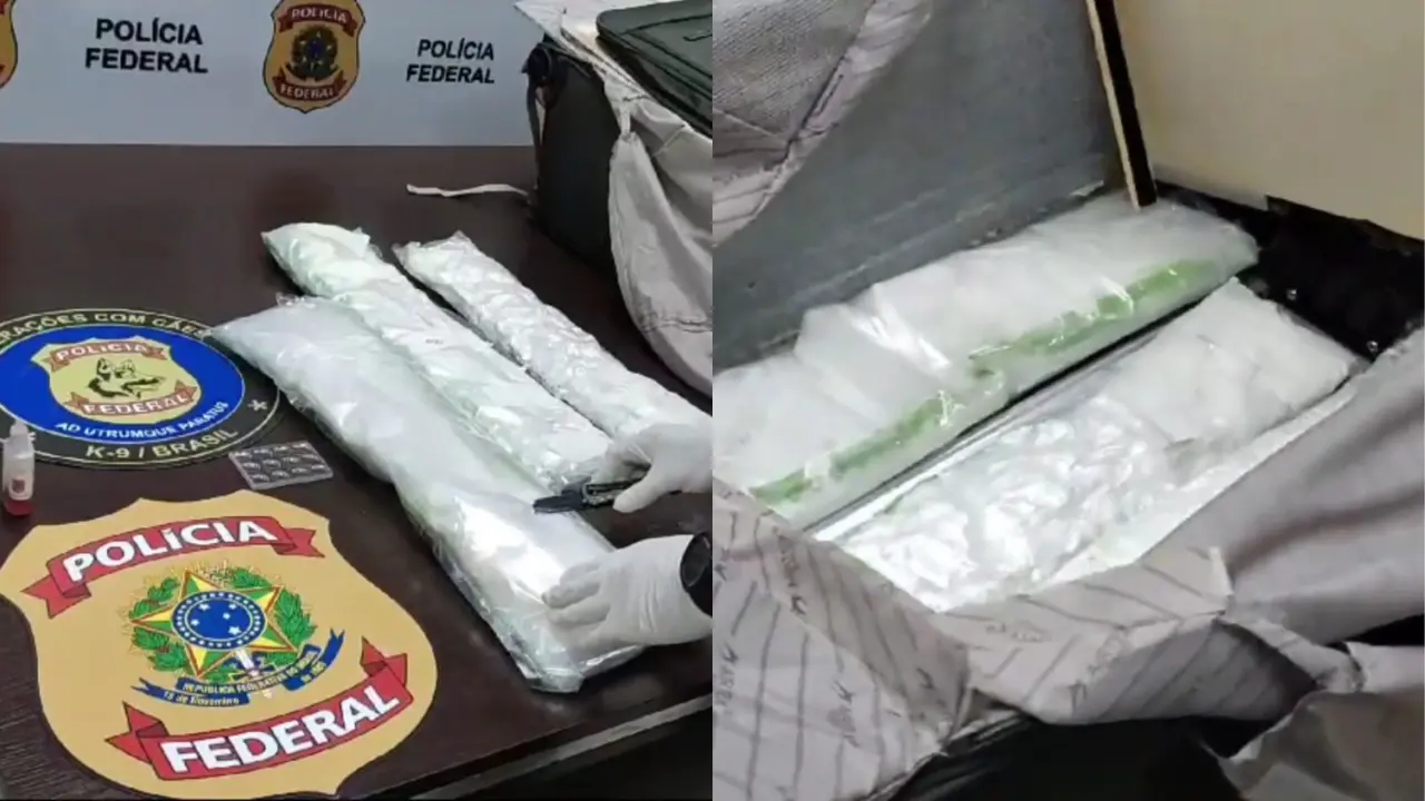 Imagem da notícia Mulher que receberia R$ 20 mil para levar cocaína do Ceará à Europa é condenada pela Justiça Federal