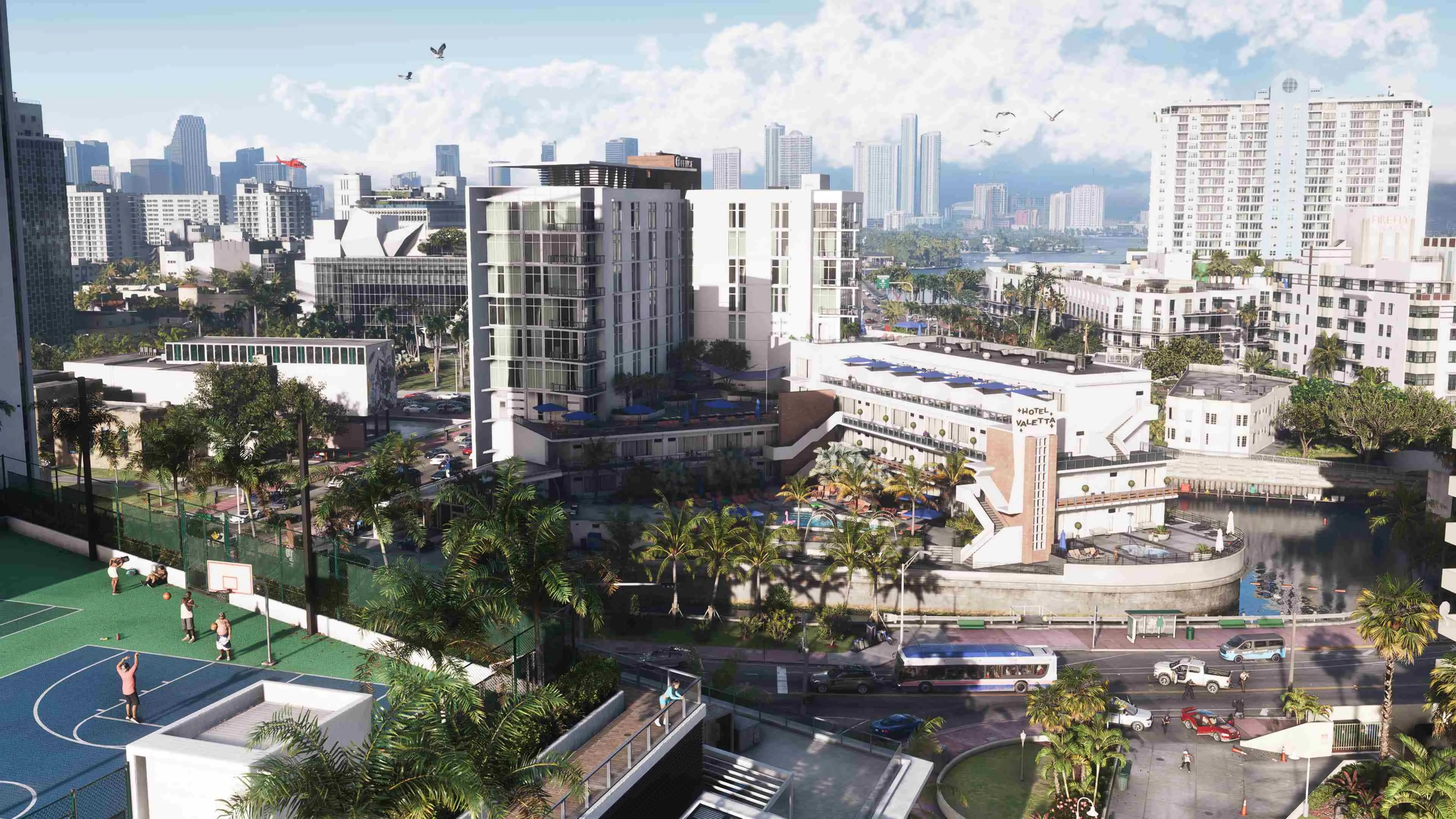 Mapa de Vice City, em GTA VI.