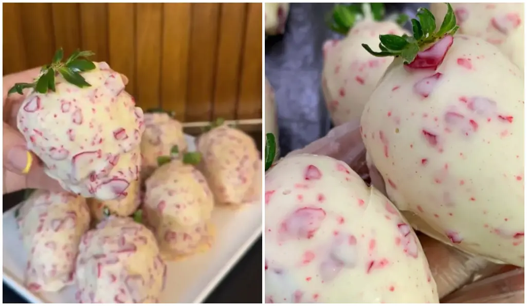 Imagem da notícia Morango Cravejado: menos de um ano após 'Morango do Amor', novo doce viraliza nas redes