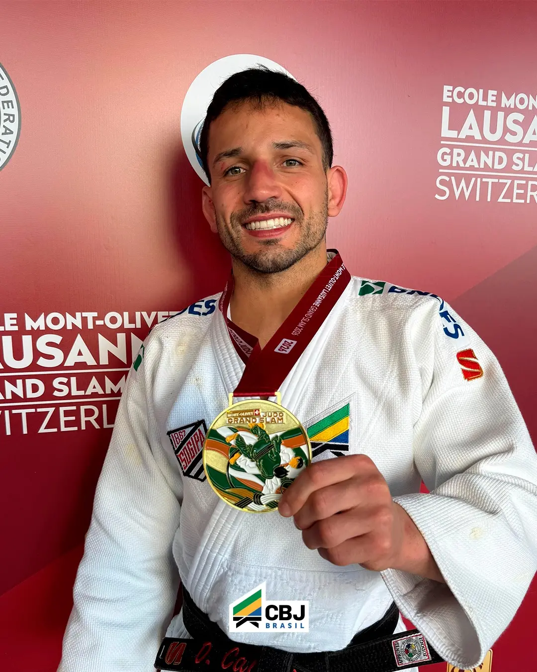 Imagem da notícia Daniel Cargnin conquista medalha de ouro em Grande Slam de Judô