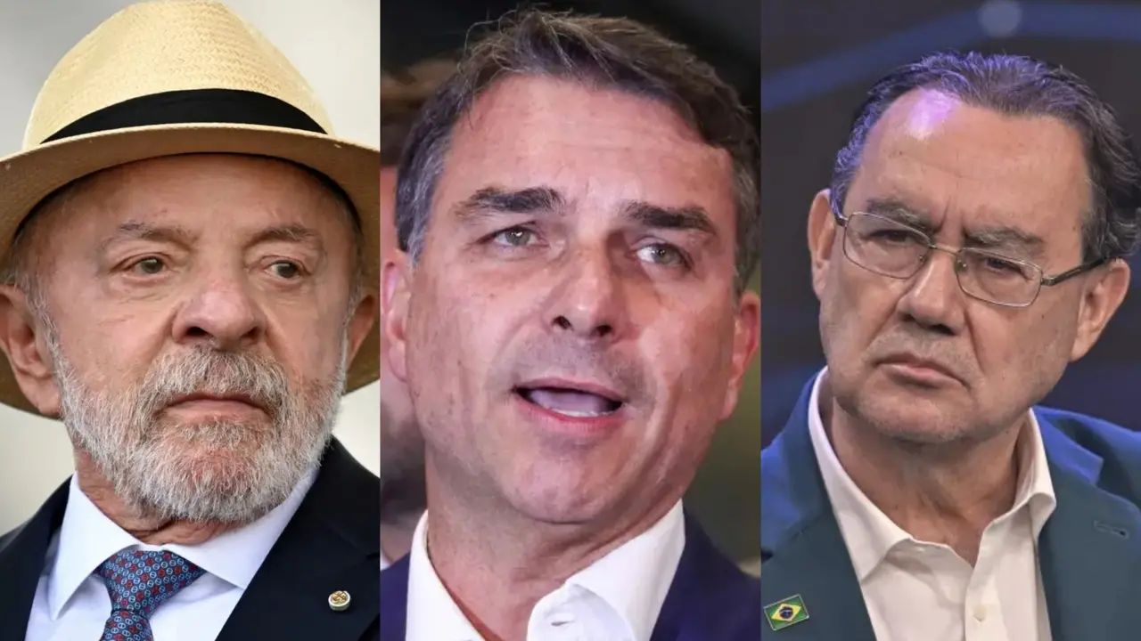 Imagem da notícia Pesquisa Quaest: Lula tem 37%, Flávio 29% e Cury 10% em cenário de 1º turno