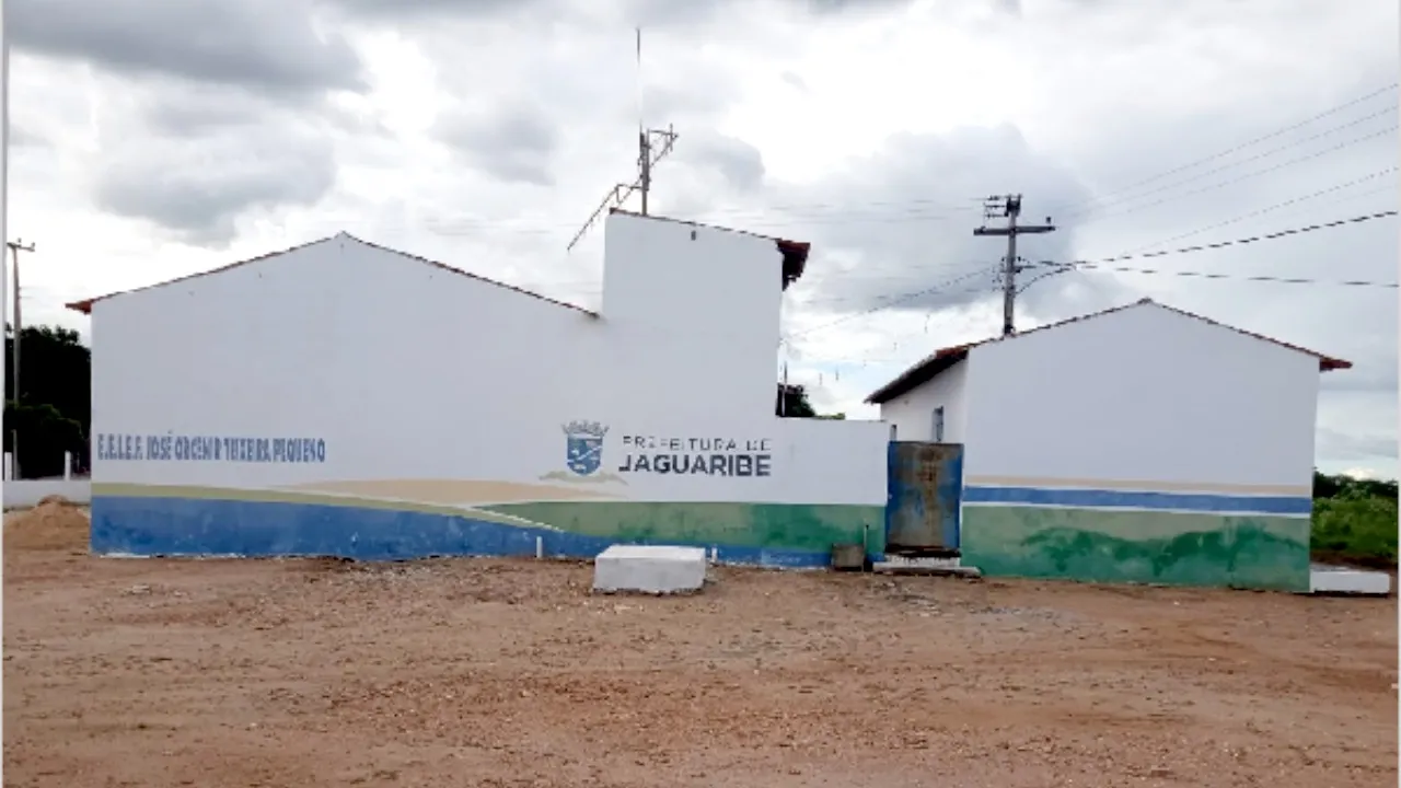 Na área rural de Jaguaribe, a EIEF José Ocenir Teixeira Pequeno é uma das instituições com internet inadequada em nível zero.