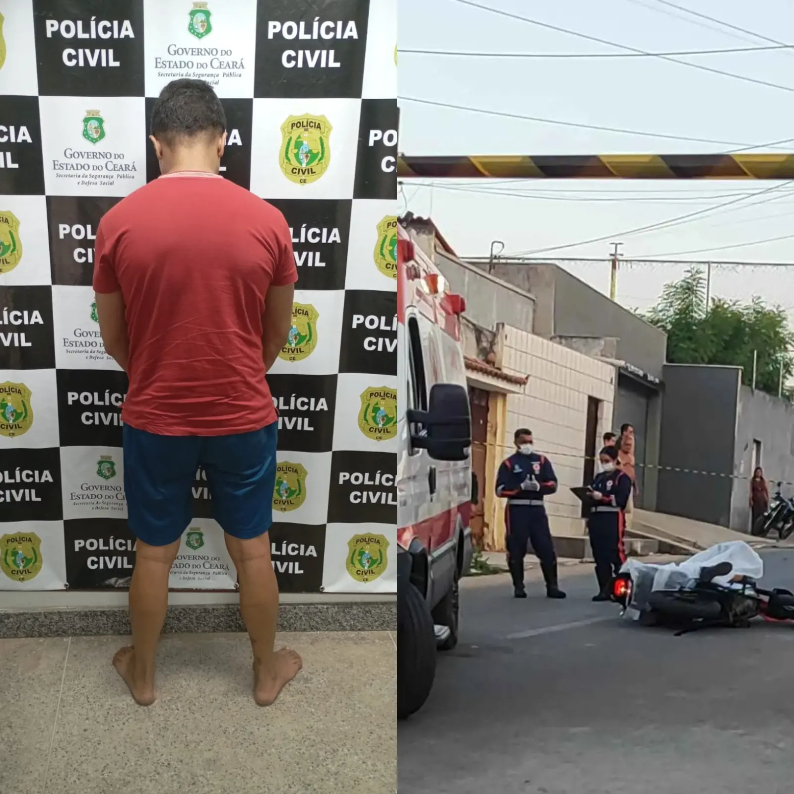 Imagem da notícia Suspeito de matar homem na frente da esposa grávida é preso no Crato