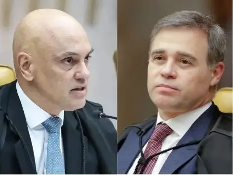 Imagem da notícia Moraes e Mendonça têm o prazo de 5 dias para se manifestar sobre crise no STF, determina Fachin