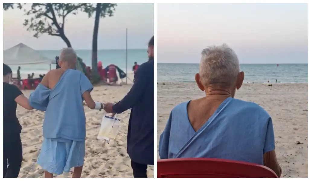 Imagem da notícia Pescador em cuidados paliativos reencontra o mar em projeto de hospital em Caucaia