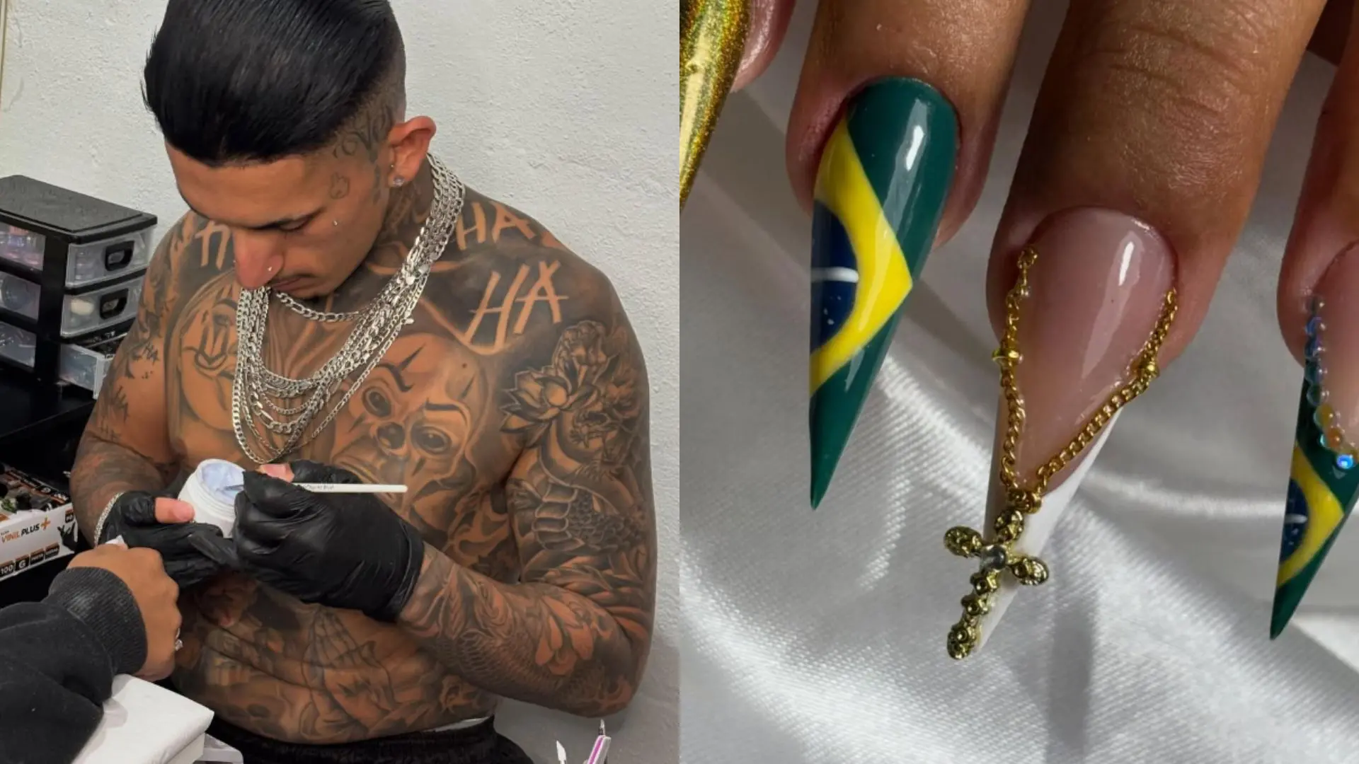 Imagem da notícia ‘Mandrake das Unhas’: homem chama atenção das redes sociais com produção de unhas personalizadas