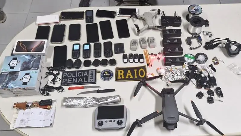 Imagem da notícia Operação Área Restrita: CV treinava criminosos para operar drones e levar 'encomendas' a presídios