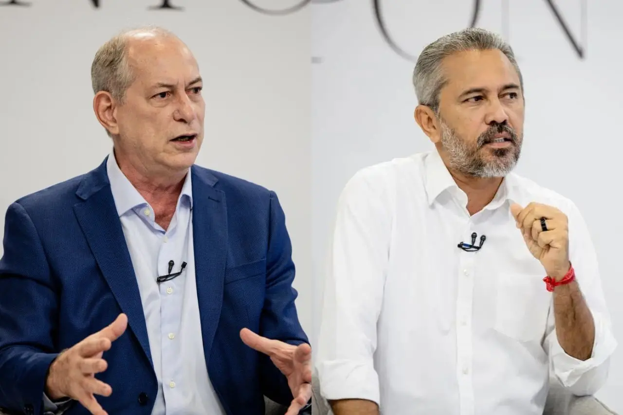 Imagem da notícia Ciro Gomes e Elmano de Freitas chegam ao SVM para o debate PontoPoder