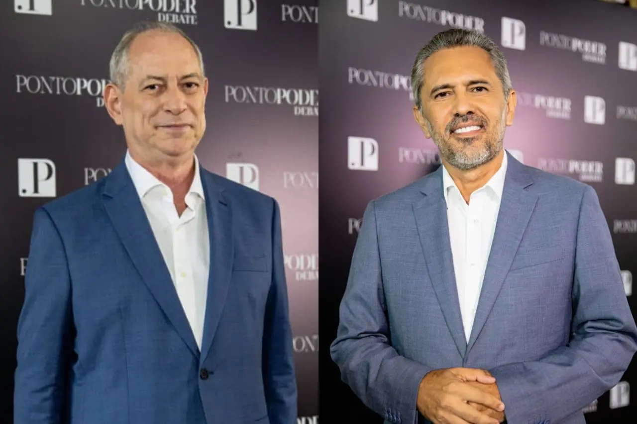 Imagem da notícia Ciro Gomes e Elmano de Freitas chegam ao SVM para o debate PontoPoder