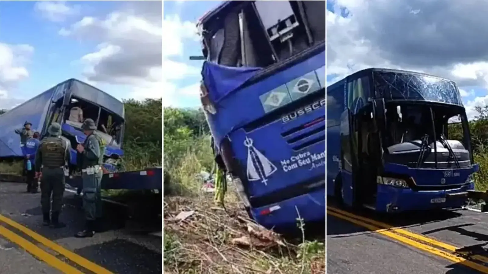 Imagem da notícia Motorista do ônibus que tombou e matou sete atletas de basquete em Tauá é indiciado por três crimes