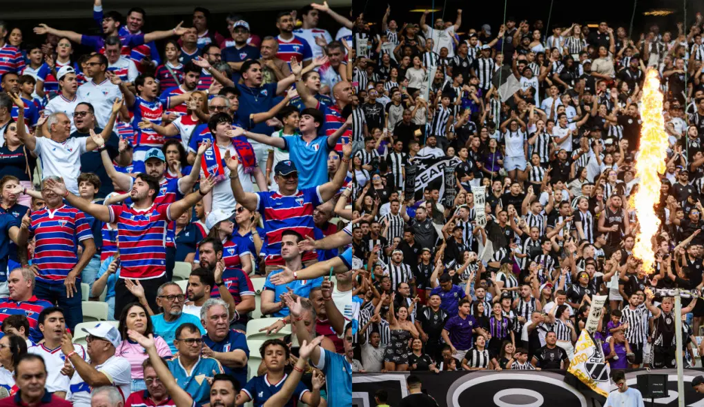 Imagem da notícia Fortaleza x Ceará: Clássico-Rei pela Série B já tem mais de 14 mil torcedores confirmados