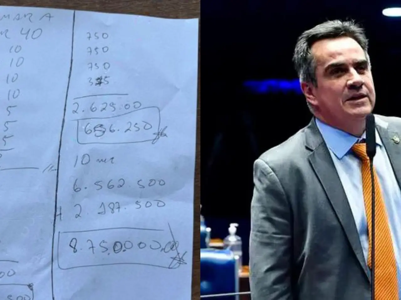 Churrasqueira de Ciro Nogueira abriga lista com parlamentar e informações financeiras