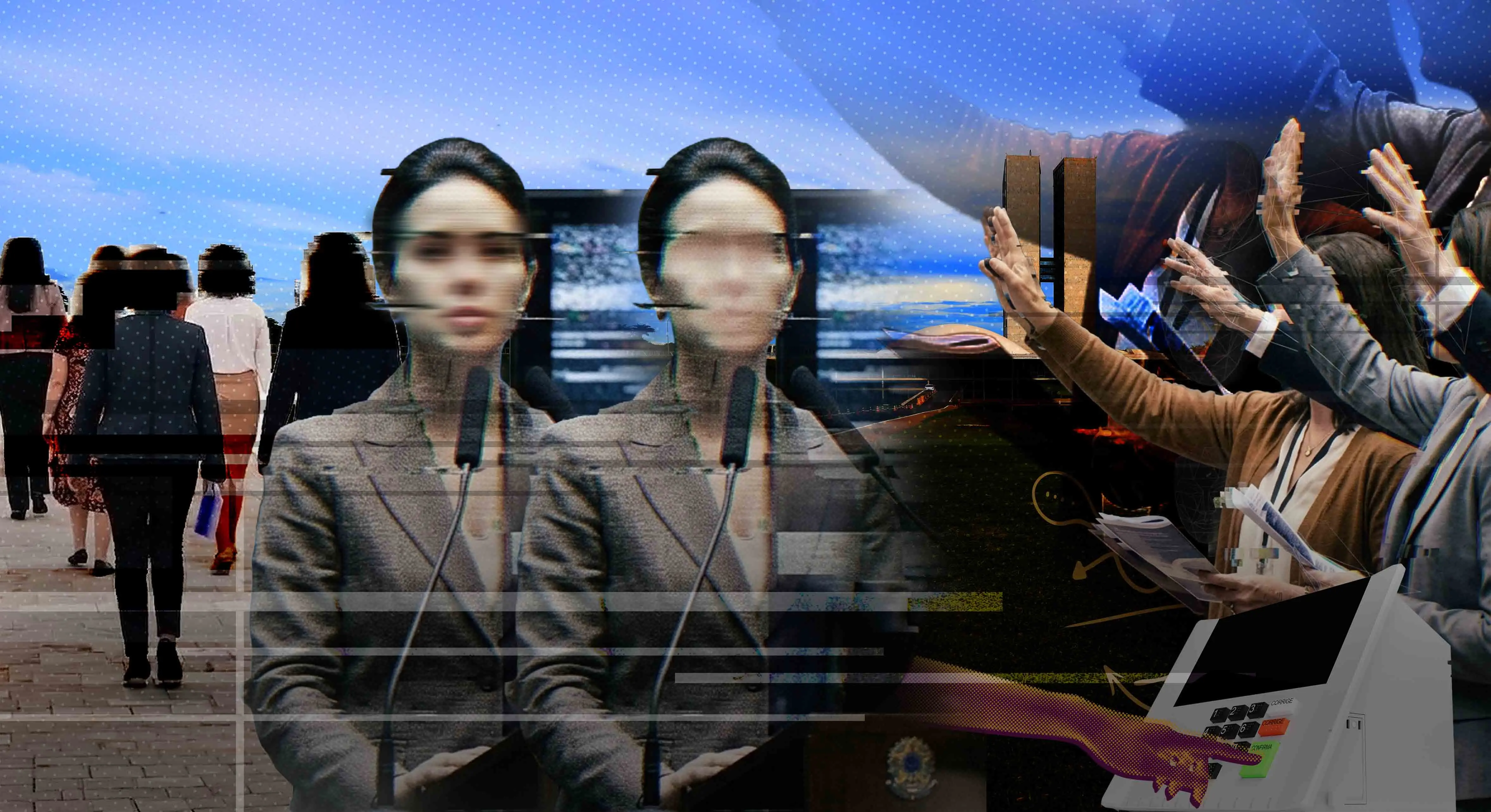 Imagem da notícia Sem lei sobre IA, ameaça de ‘fakenude’ impõe cenário desafiador para candidatas nas eleições de 2026