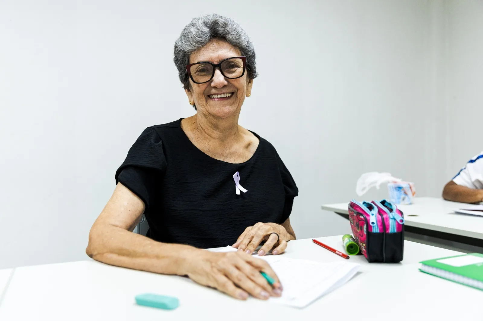 Luciene começou a fazer os exercícios após sentir os impactos da pandemia.