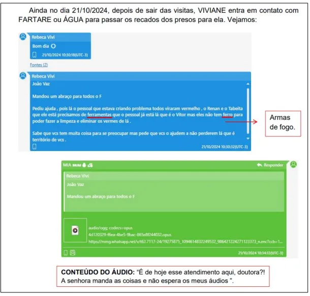 A investigação começou quando a Polícia apreendeu o celular de Patrícia