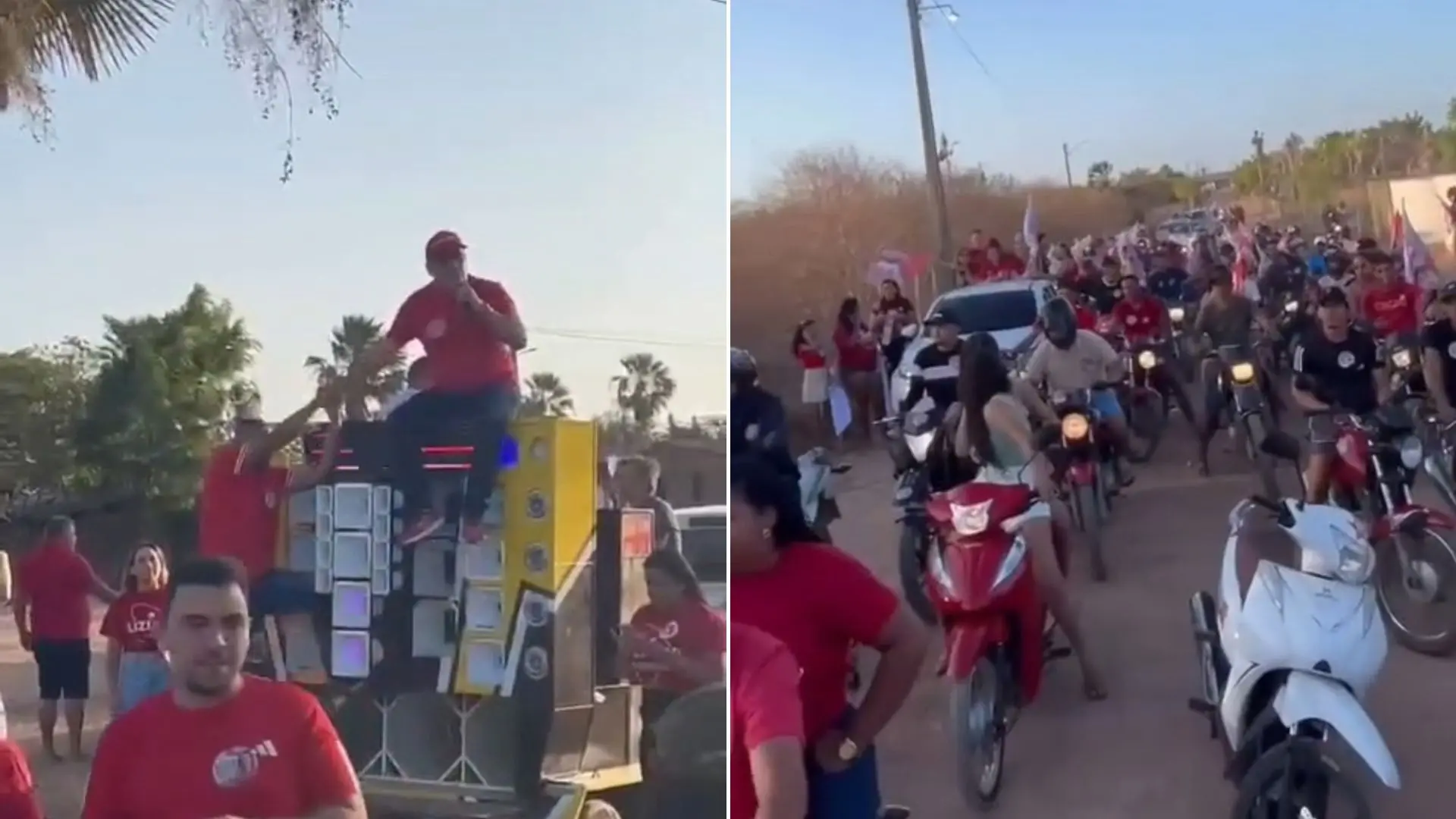 Imagem da notícia VÍDEO: Prefeito de Itapipoca promete estrada se esposa tiver 80% dos votos