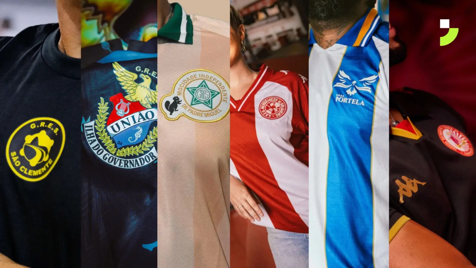 Imagem da notícia Kappa lança camisas em parceria com escolas de samba do Rio de Janeiro