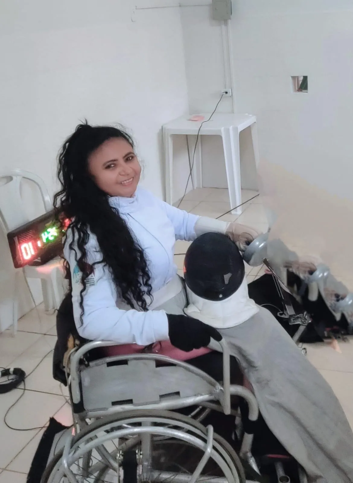 Ivanilda Santos, atleta do paraesgrima.