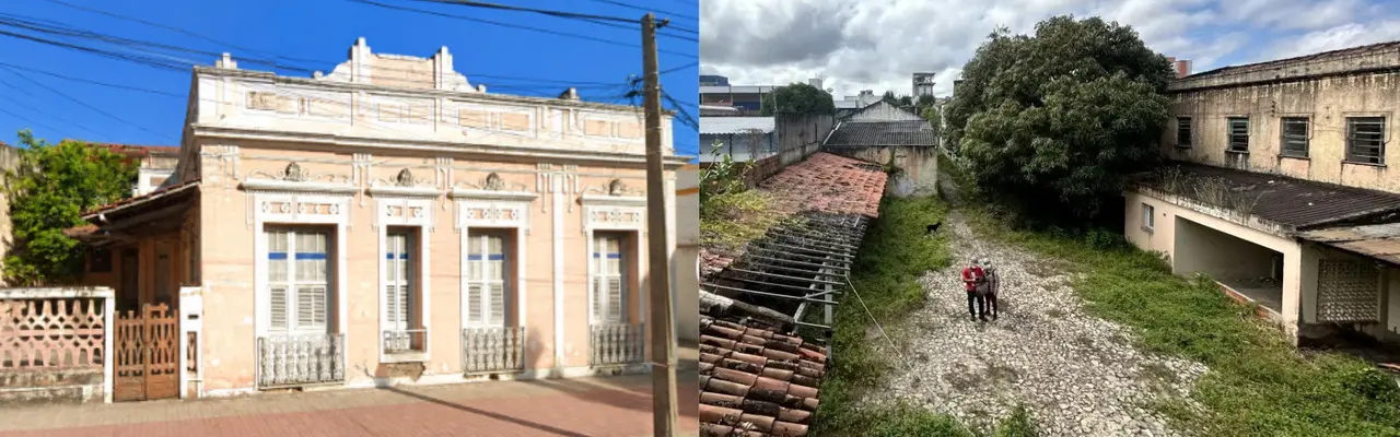 Imagem da notícia Por dentro do casarão da Imperador: dossiê revela danos e o que ainda resiste no imóvel histórico
