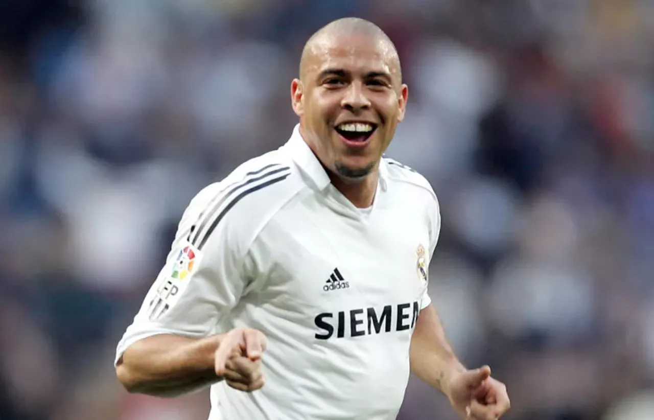 Ronaldo foi um dos galáticos do Real Madrid