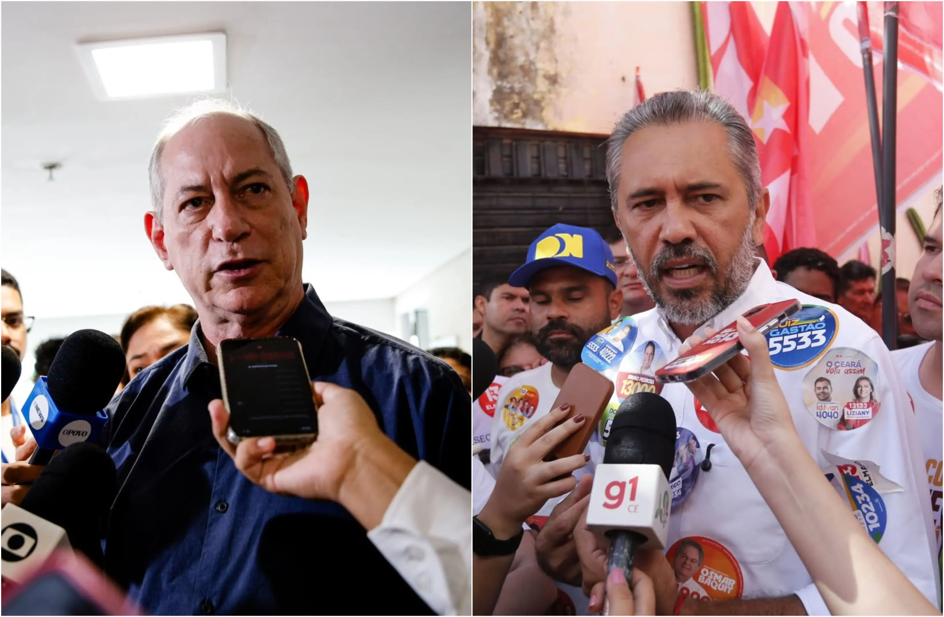 Imagem da notícia Pesquisa Quaest CE: Ciro se mantém estável e líder no eleitorado evangélico, e Elmano cresce