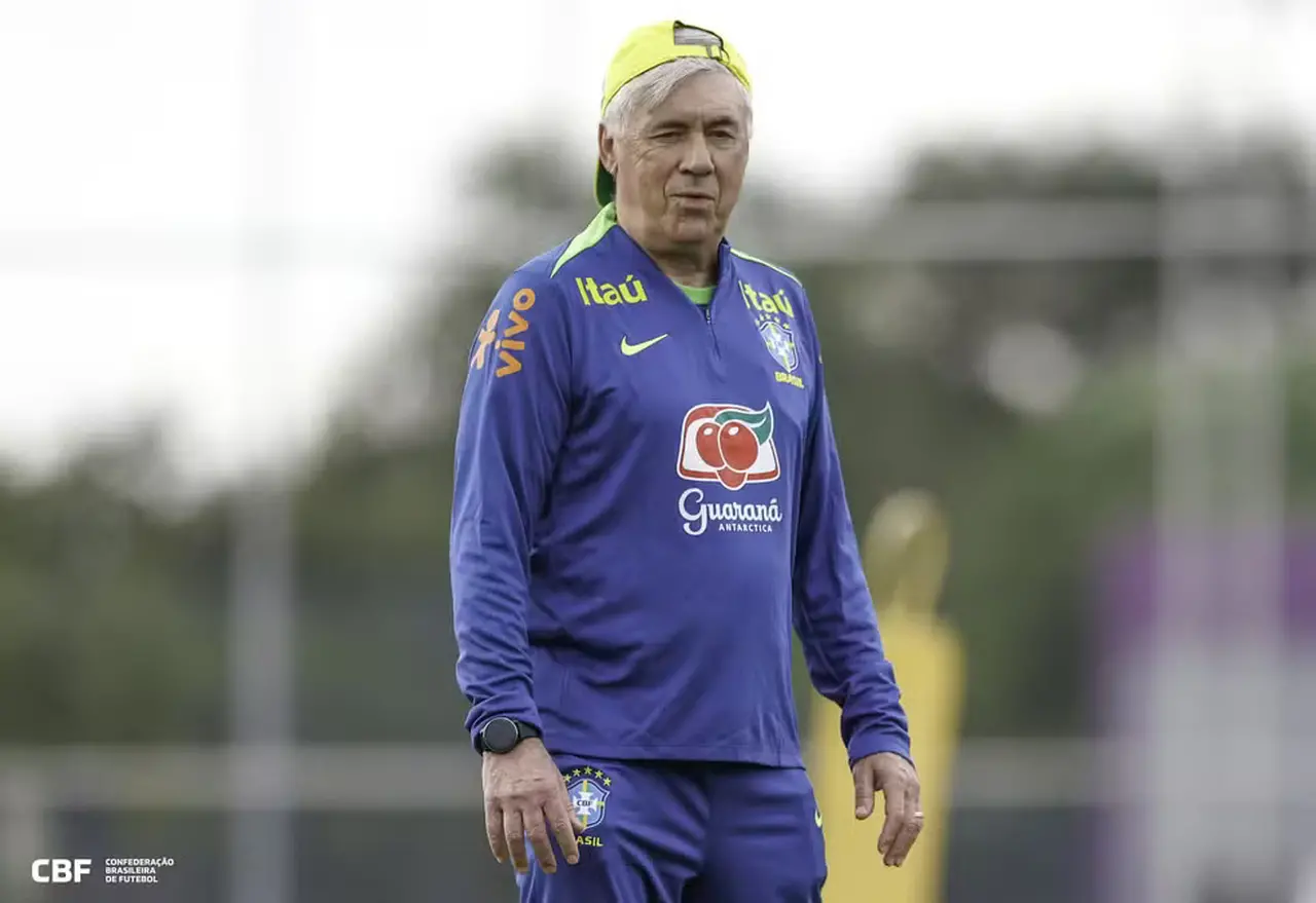 Imagem da notícia Carlo Ancelotti confirma nova escalação titular da Seleção Brasileira