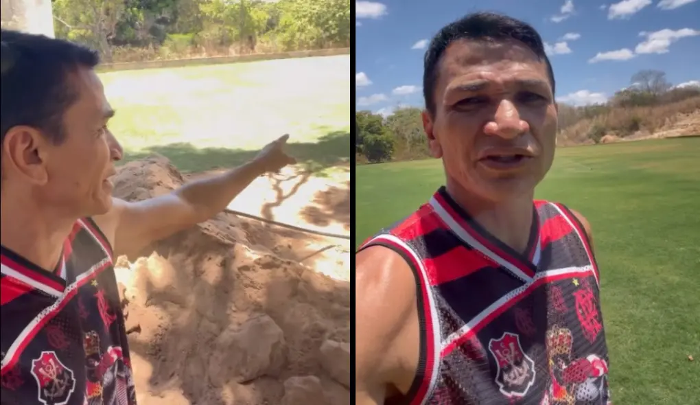 Imagem da notícia Ídolo no Flamengo, Ronaldo Angelim revela investimento de R$ 1,5 milhão em campo de time feminino
