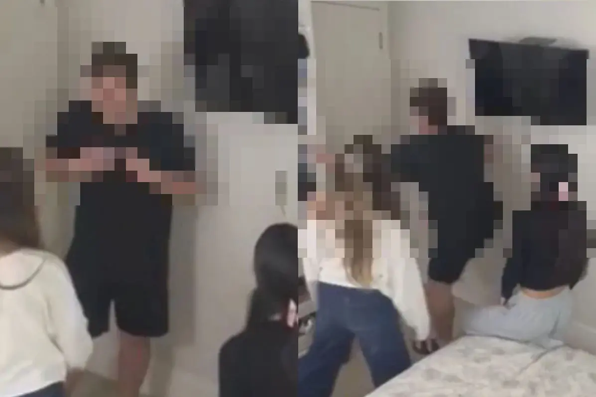 Imagem da notícia Jovem é descoberto pelas duas namoradas em SP e se desespera; veja vídeo