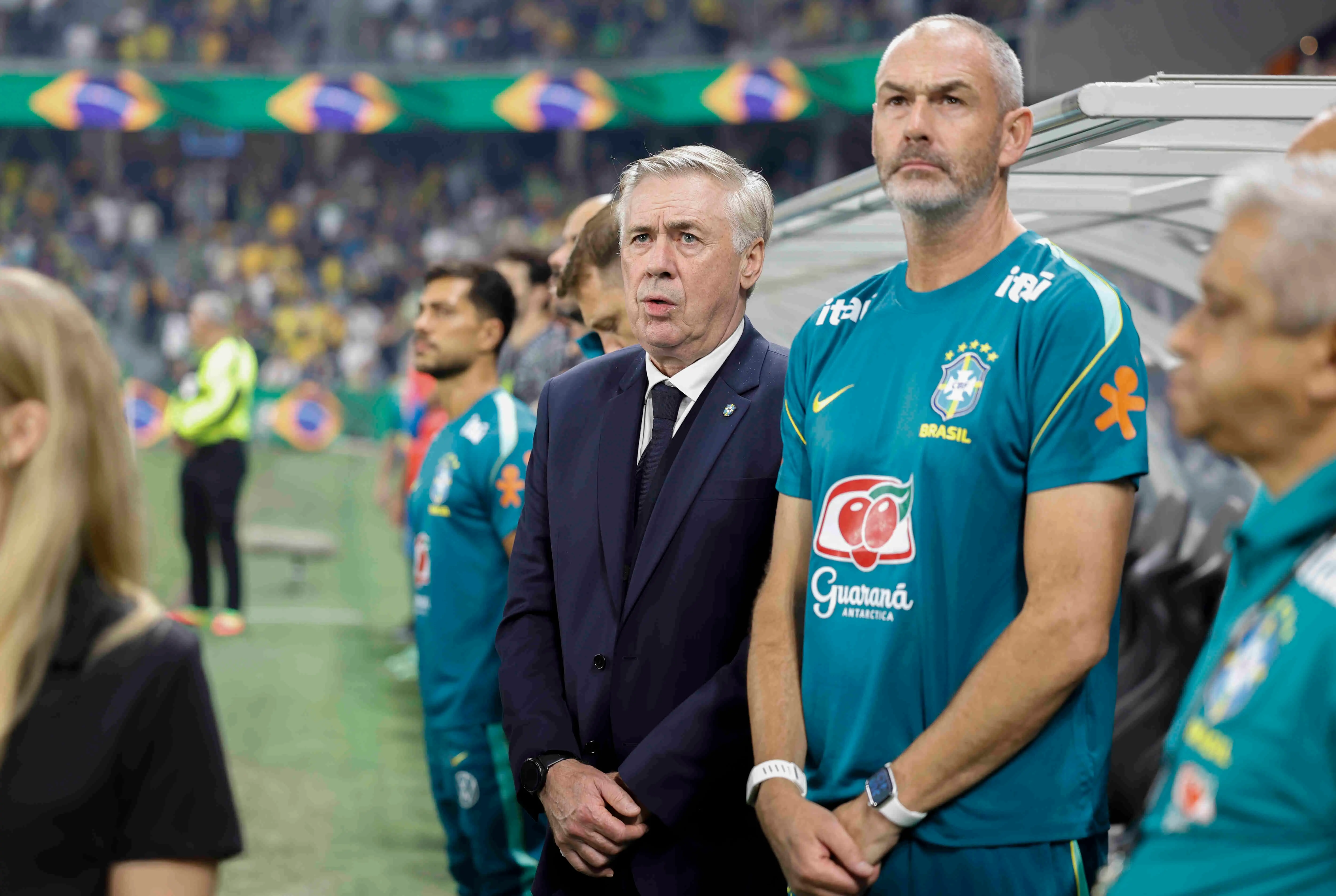 Imagem da notícia Ancelotti valoriza testes e pede calma após empate do Brasil com a Austrália
