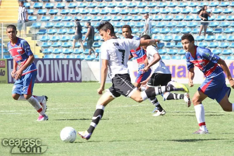 Sánchez durante jogo da base alvinegra.