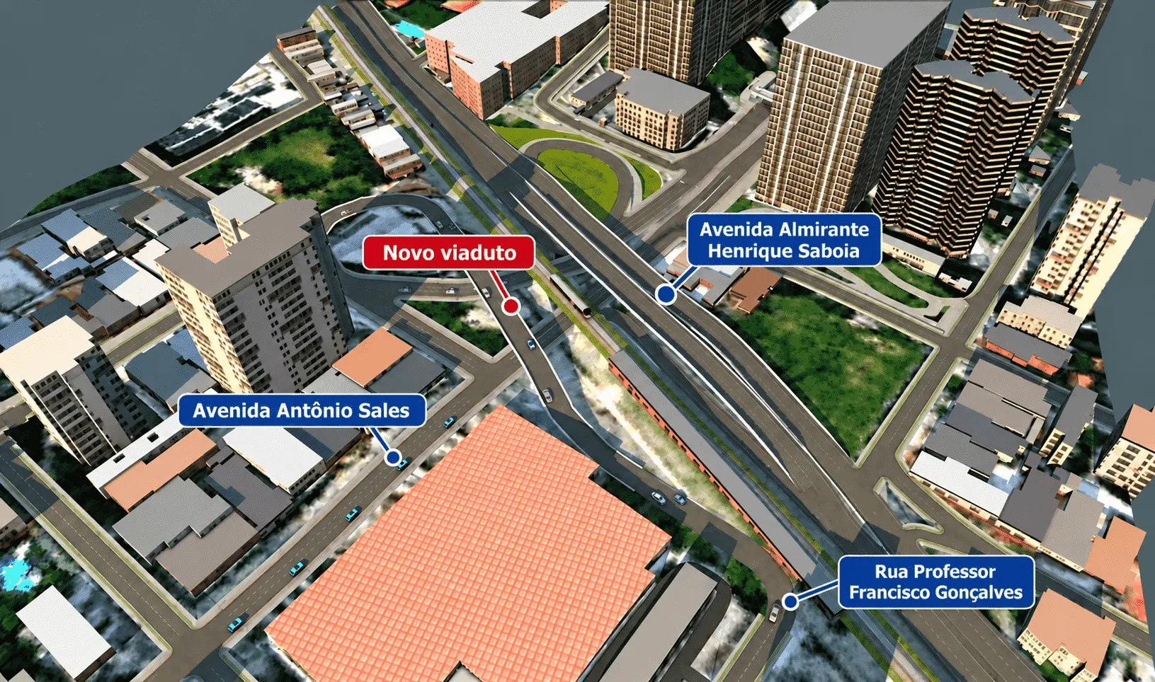 Imagem da notícia Veja como será novo viaduto de R$ 14,8 milhões na Avenida Antônio Sales